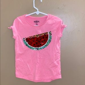 Osh kosh b’gosh sequin watermelon shirt.